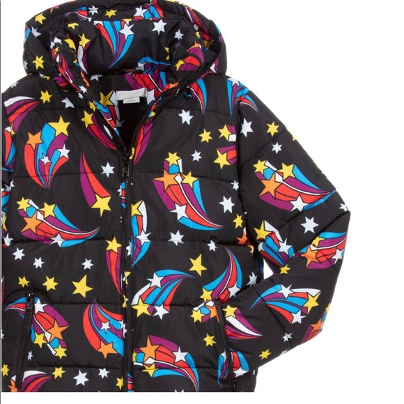 SOLD! Stella McCartney Kids shooting stars puffer jacket - Picture 3 of 9